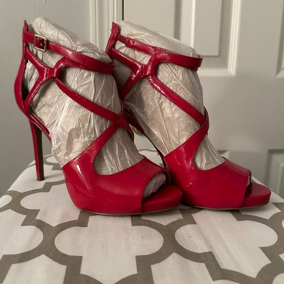 Cranberry, Strappy, Michael Kors  sz 9 Sandals - Picture 3 of 4